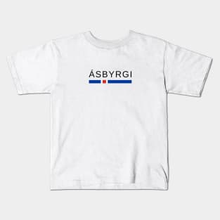 Ásbyrgi Iceland Kids T-Shirt